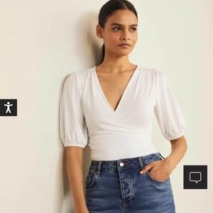 Boden Joanna Wrap Top
